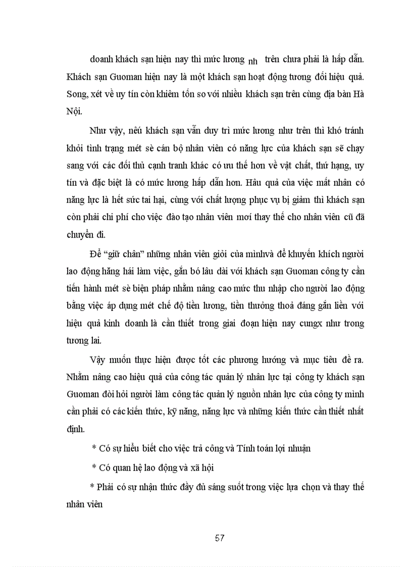 image for page Thực trạng và biện pháp nhằm góp phần hoàn thiện công tác quản lý nhân lực cho khách sạn Guoman 1