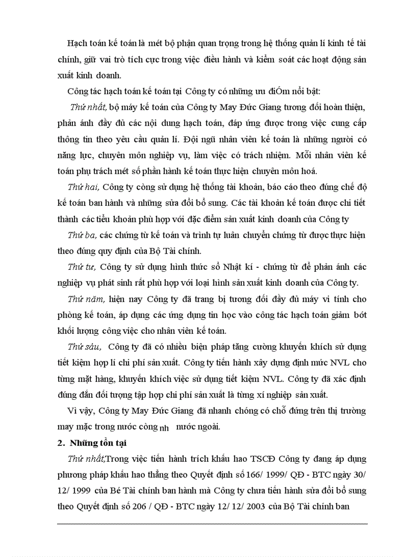 image for page Tổ chức công tác kế toán các phần hành kế toán tại Công ty May Đức Giang