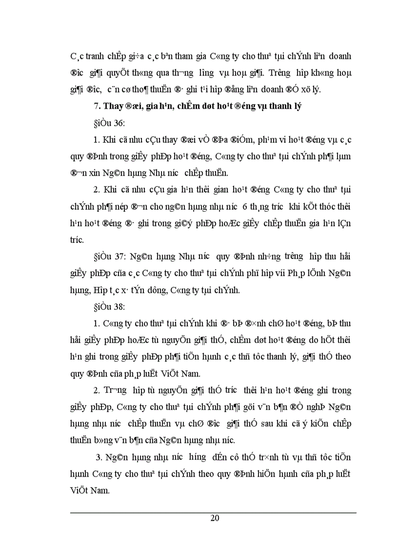 image for page Chế độ tài chính về tổ chức và hoạt động của Công ty cho thuê tài chính ở Việt Nam