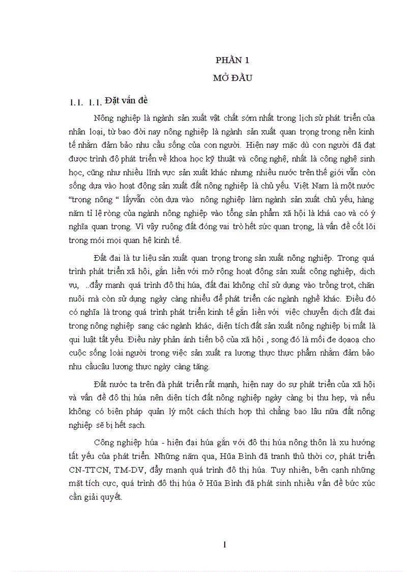 image for page Đánh giá tác động của đô thị hóa đến tình hình sử dụng đất nông nghiệp tại thành phố Hòa Bình tỉnh Hòa Bình giai đoạn 2006 2010