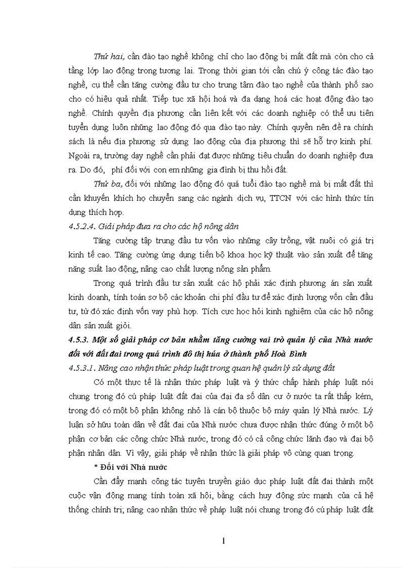 image for page Đánh giá tác động của đô thị hóa đến tình hình sử dụng đất nông nghiệp tại thành phố Hòa Bình tỉnh Hòa Bình giai đoạn 2006 2010