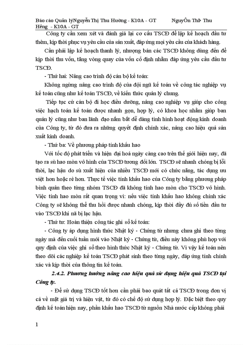 image for page Công tác quản lý TSCĐ và nâng cao hiệu quả sử dụng TSCĐ tại Công ty cổ phần may Nam Hà 1