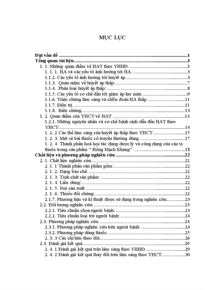 image for page Nghiên cứu tác dụng điều trị Huyết áp thấp của Hồng mạch khang trên lâm sàng