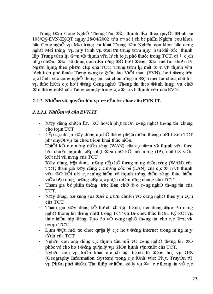 image for page Thực trạng quy trình Chuẩn bị thực hiện và quản lý dự án tại Trung tâm Công nghệ thông tin Tổng Công ty điện lực Việt Nam