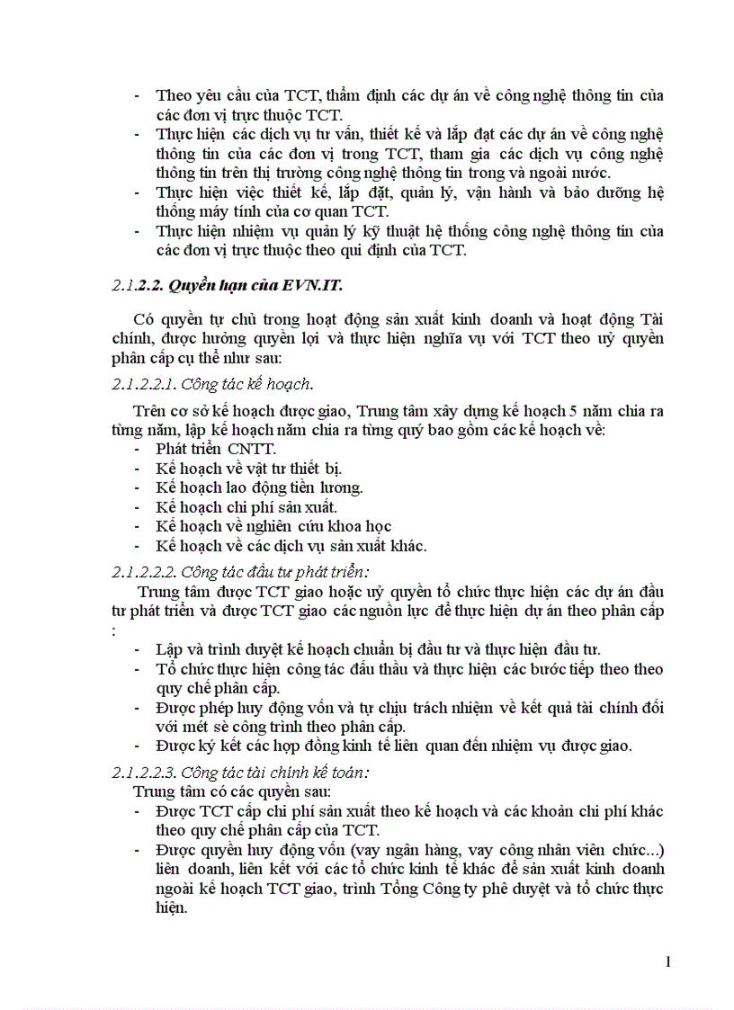 image for page Thực trạng quy trình Chuẩn bị thực hiện và quản lý dự án tại Trung tâm Công nghệ thông tin Tổng Công ty điện lực Việt Nam