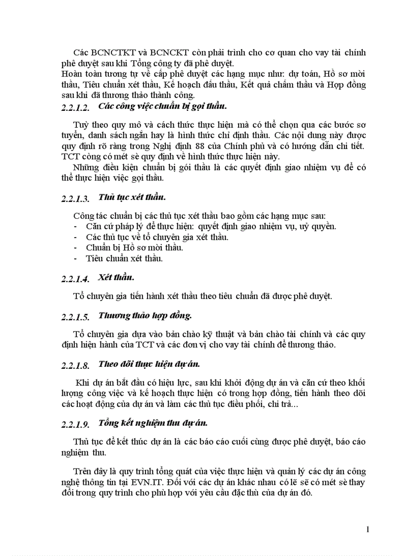 image for page Thực trạng quy trình Chuẩn bị thực hiện và quản lý dự án tại Trung tâm Công nghệ thông tin Tổng Công ty điện lực Việt Nam
