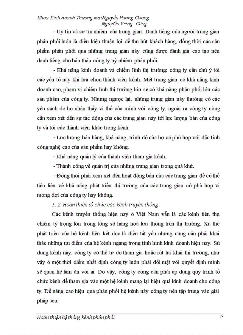 image for page Hoàn thiện hệ thống kênh phân phối của công ty bánh kẹo Hải Hà 1