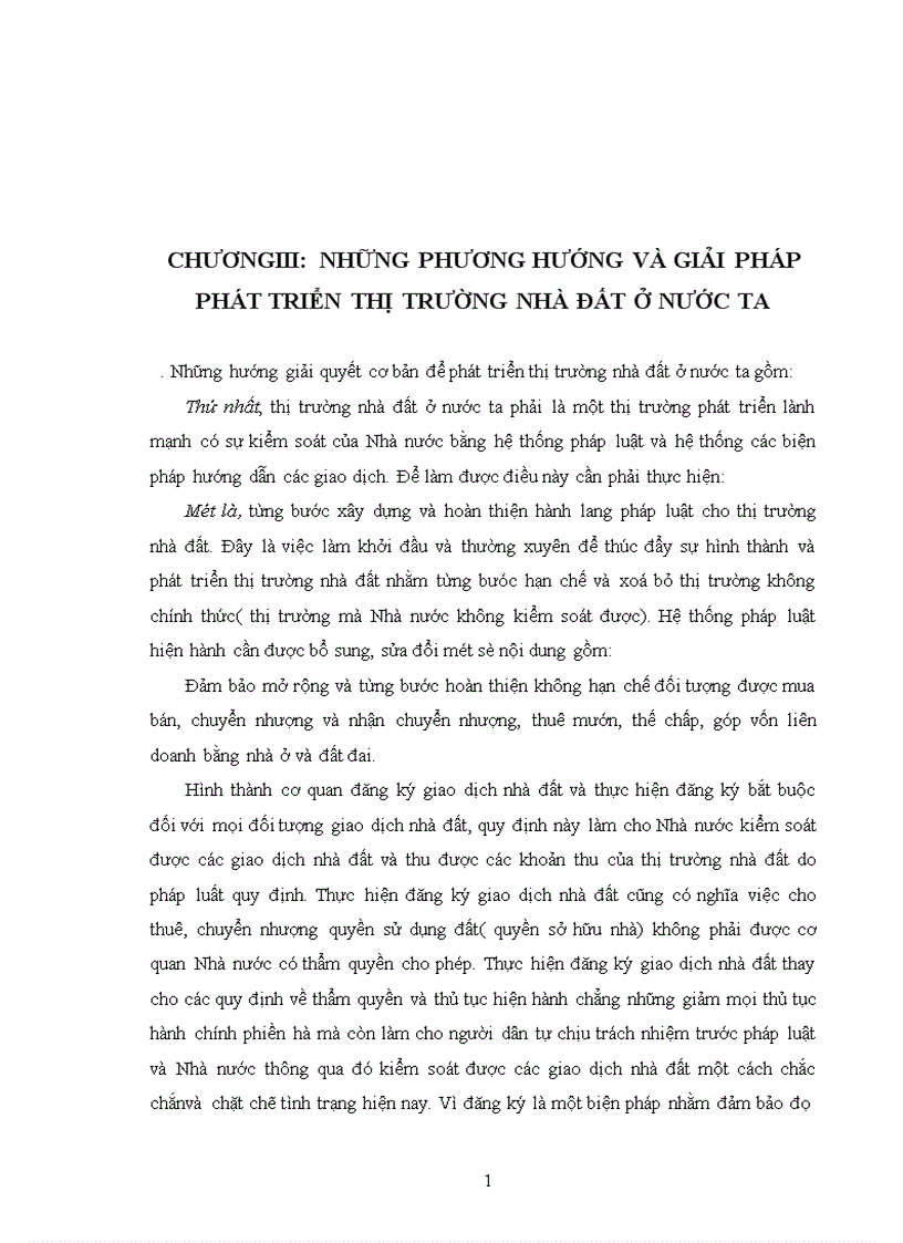 image for page Những phương hướng và giải pháp phát triển thị trường nhà đất ở nước ta