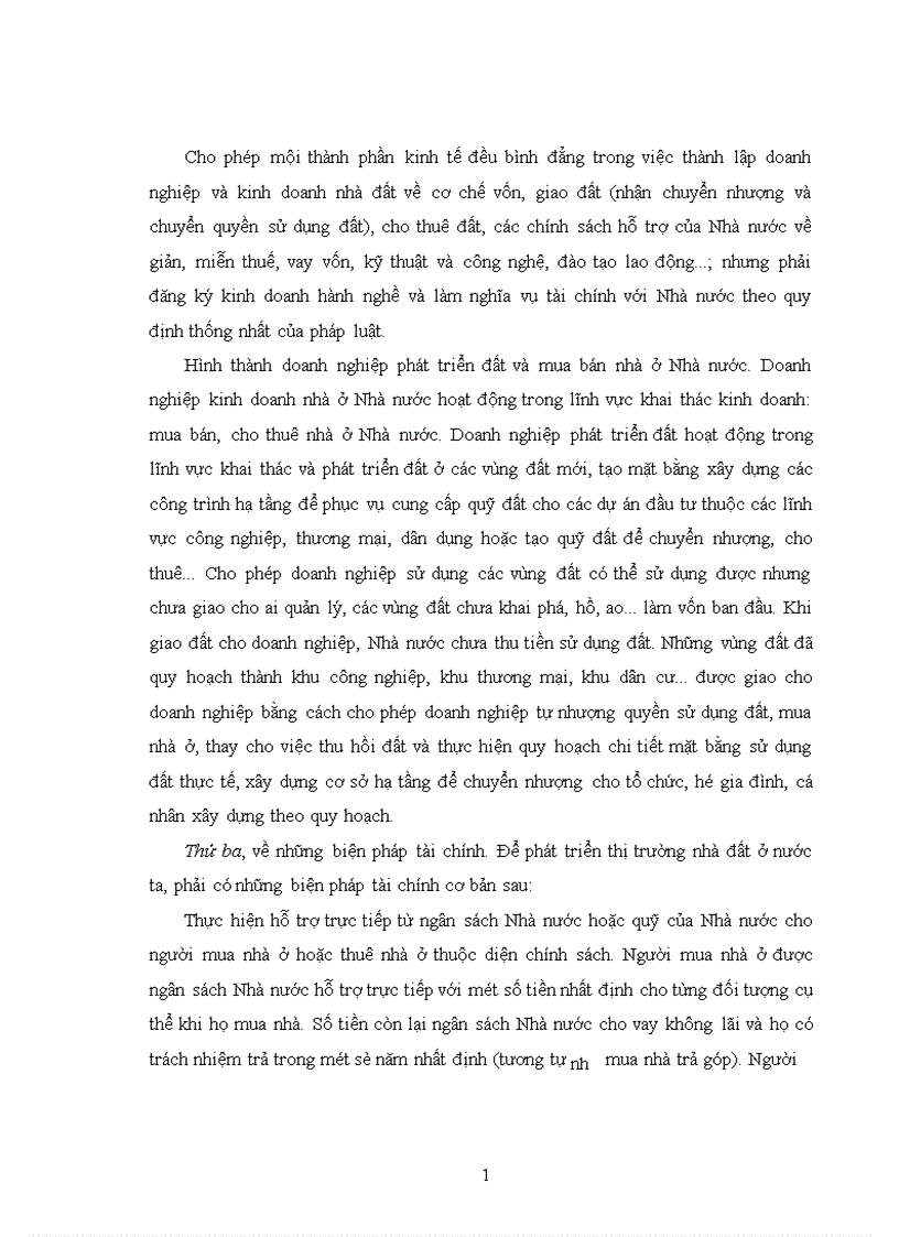 image for page Những phương hướng và giải pháp phát triển thị trường nhà đất ở nước ta