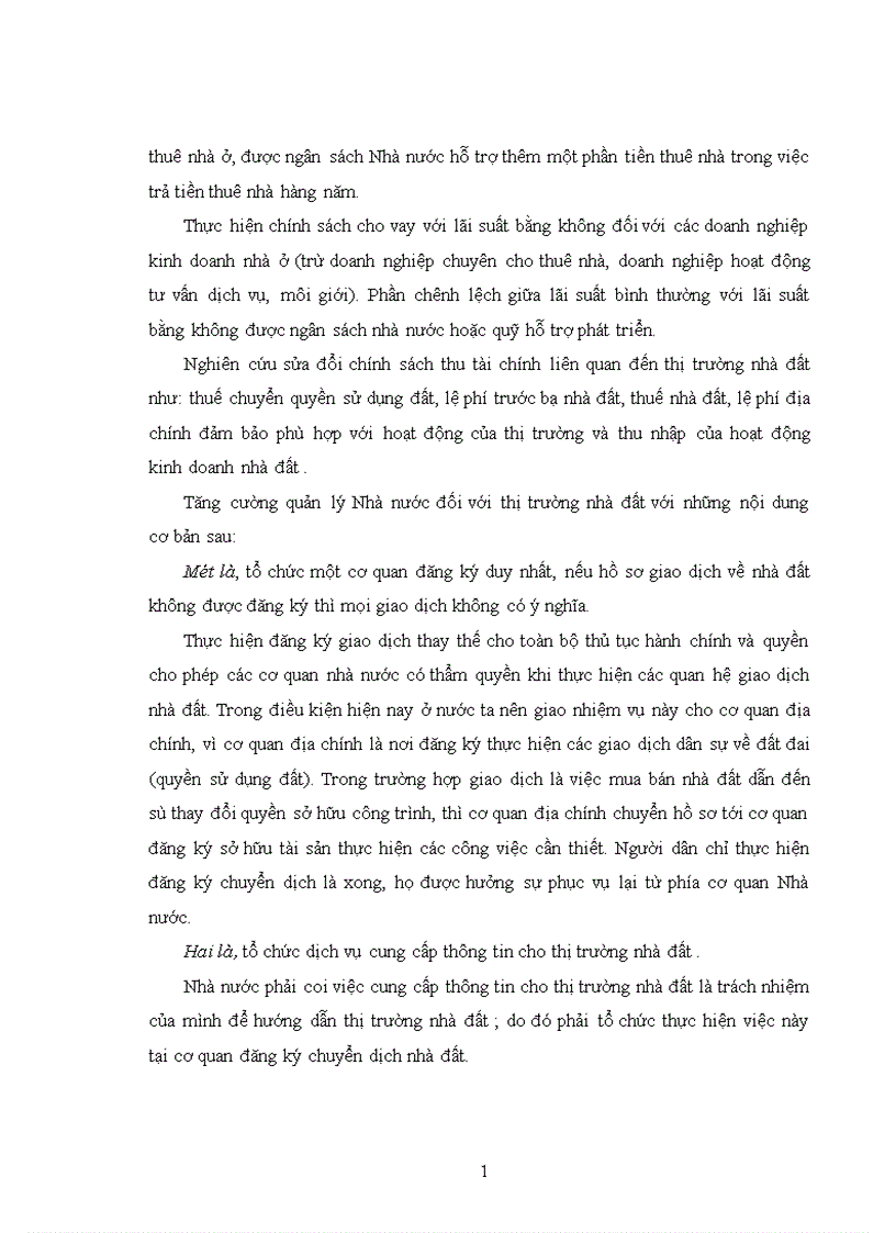 image for page Những phương hướng và giải pháp phát triển thị trường nhà đất ở nước ta