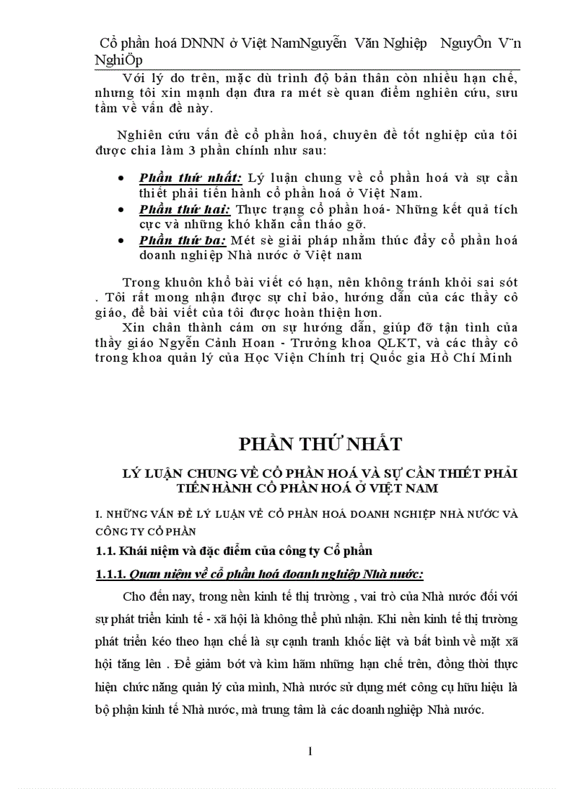 image for page Một số giải pháp nhằm đẩy nhanh tiến trình cổ phần hoá doanh nghiệp Nhà nước