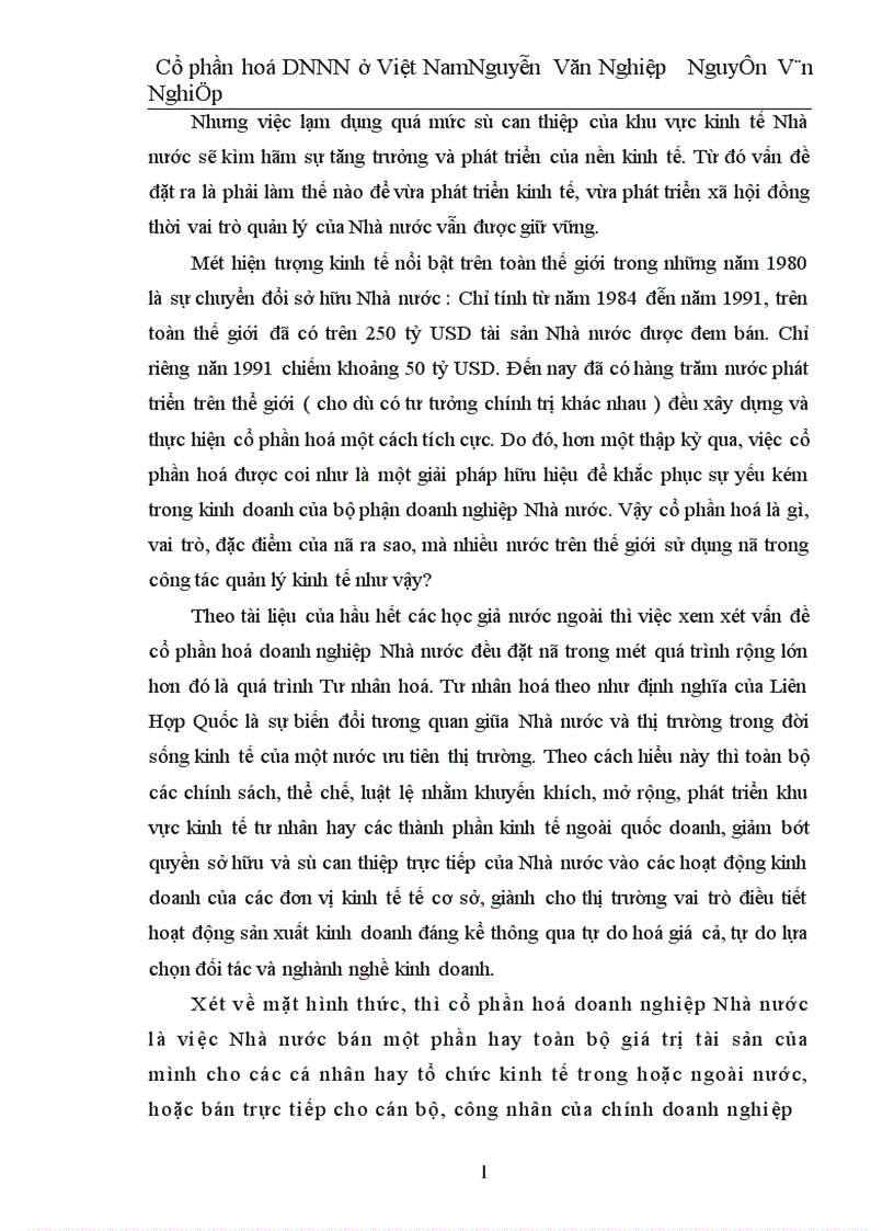 image for page Một số giải pháp nhằm đẩy nhanh tiến trình cổ phần hoá doanh nghiệp Nhà nước