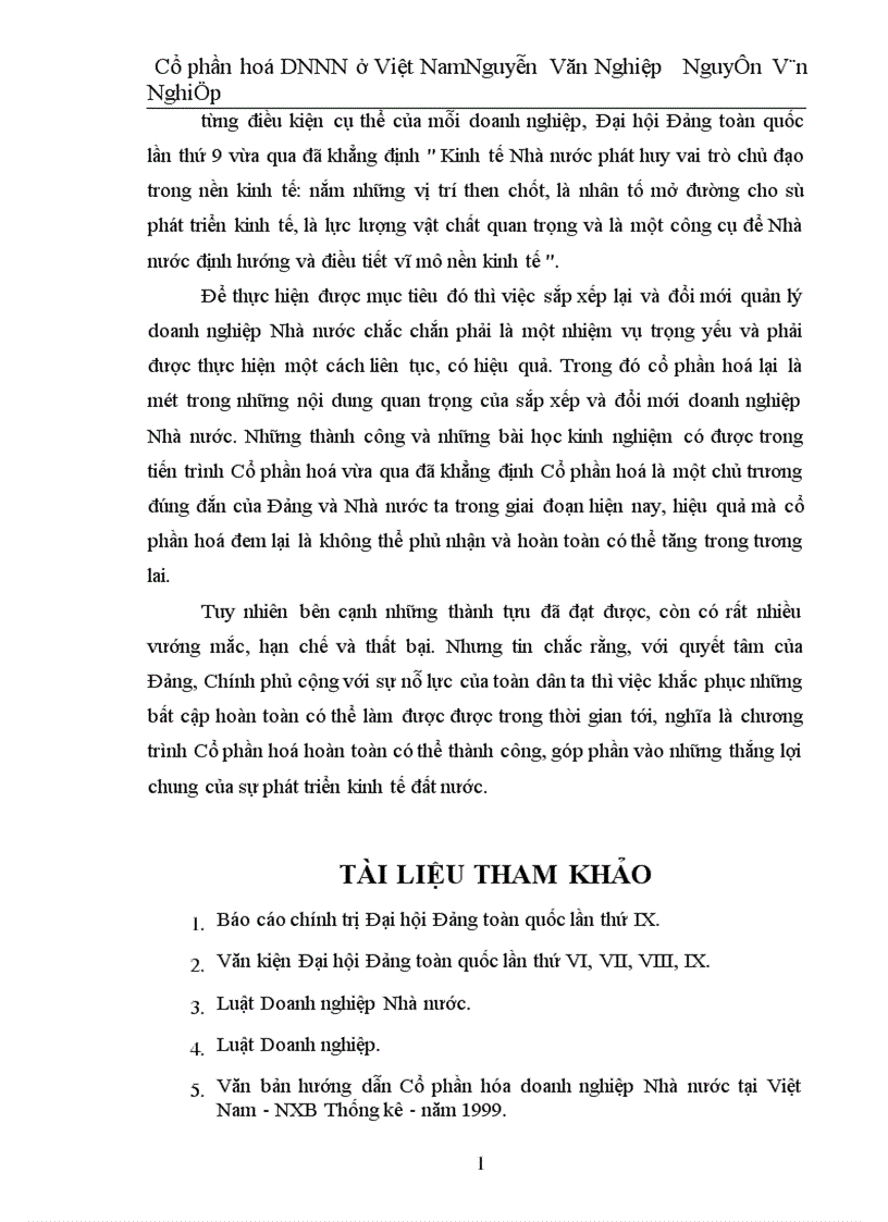 image for page Một số giải pháp nhằm đẩy nhanh tiến trình cổ phần hoá doanh nghiệp Nhà nước