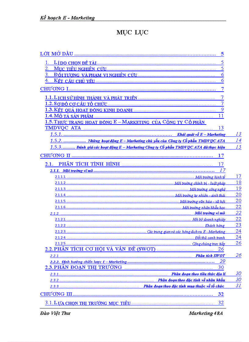 image for page Kế hoạch Internet Marketing cho Công ty Cổ phần thương mại dịch vụ quảng cáo ATA trên địa bàn Hà Nội năm 2011 1