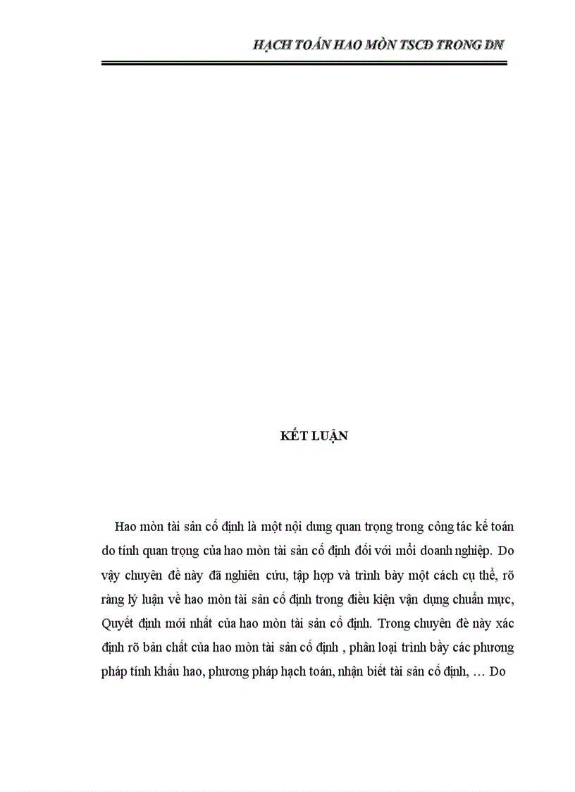 image for page Hạch toán hao mòn TS trong dn