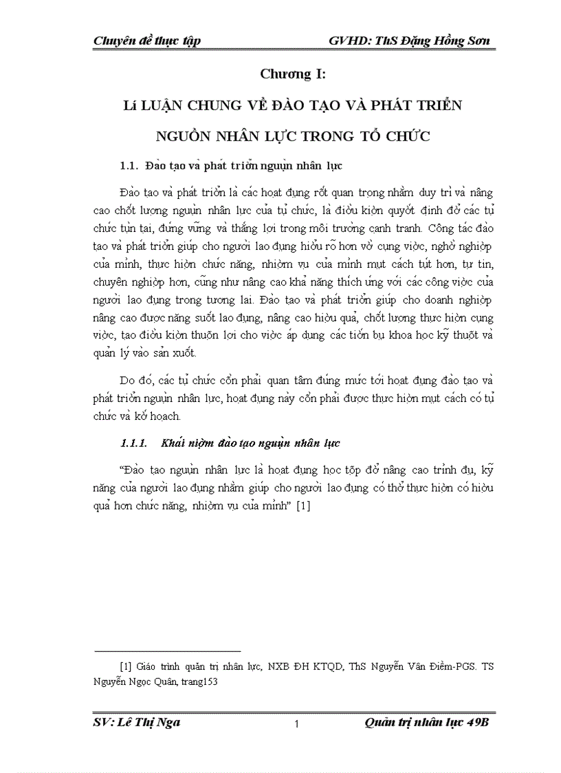 Hoa n thiê n công ta c đa o ta o và pha t triê n nguô n nhân lư c ta i Công ty Cô phâ n xi măng Bi m Sơn 1