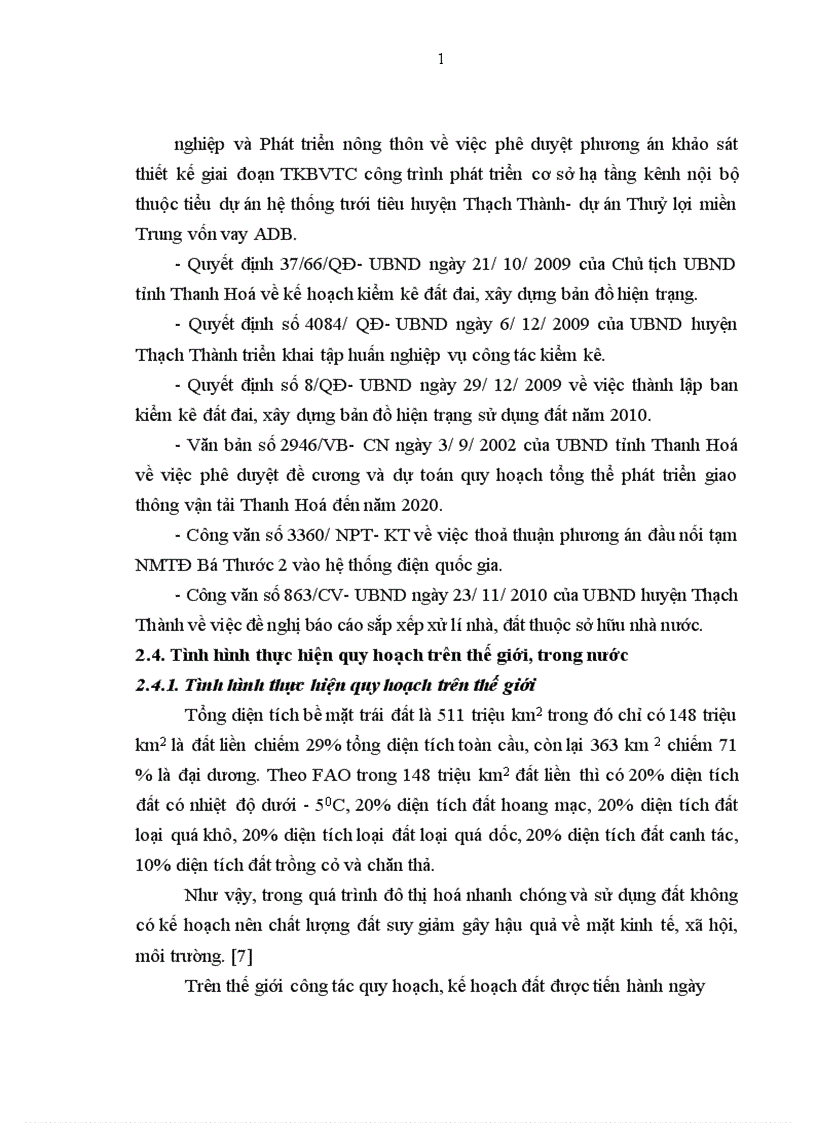 image for page Đánh giá công tác thực hiện quy hoạch sử dụng đất xã Thành Trực huyện Thạch Thành tỉnh Thanh Hoá giai đoạn 2006 2010