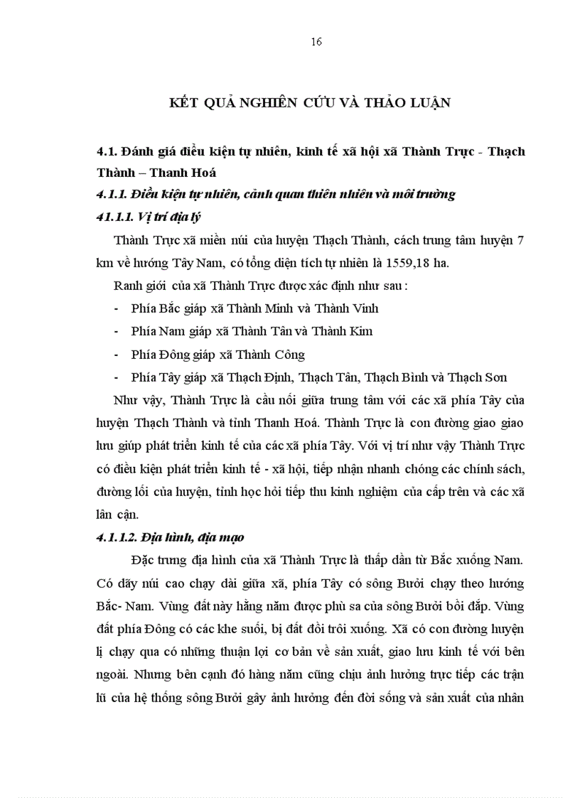 image for page Đánh giá công tác thực hiện quy hoạch sử dụng đất xã Thành Trực huyện Thạch Thành tỉnh Thanh Hoá giai đoạn 2006 2010