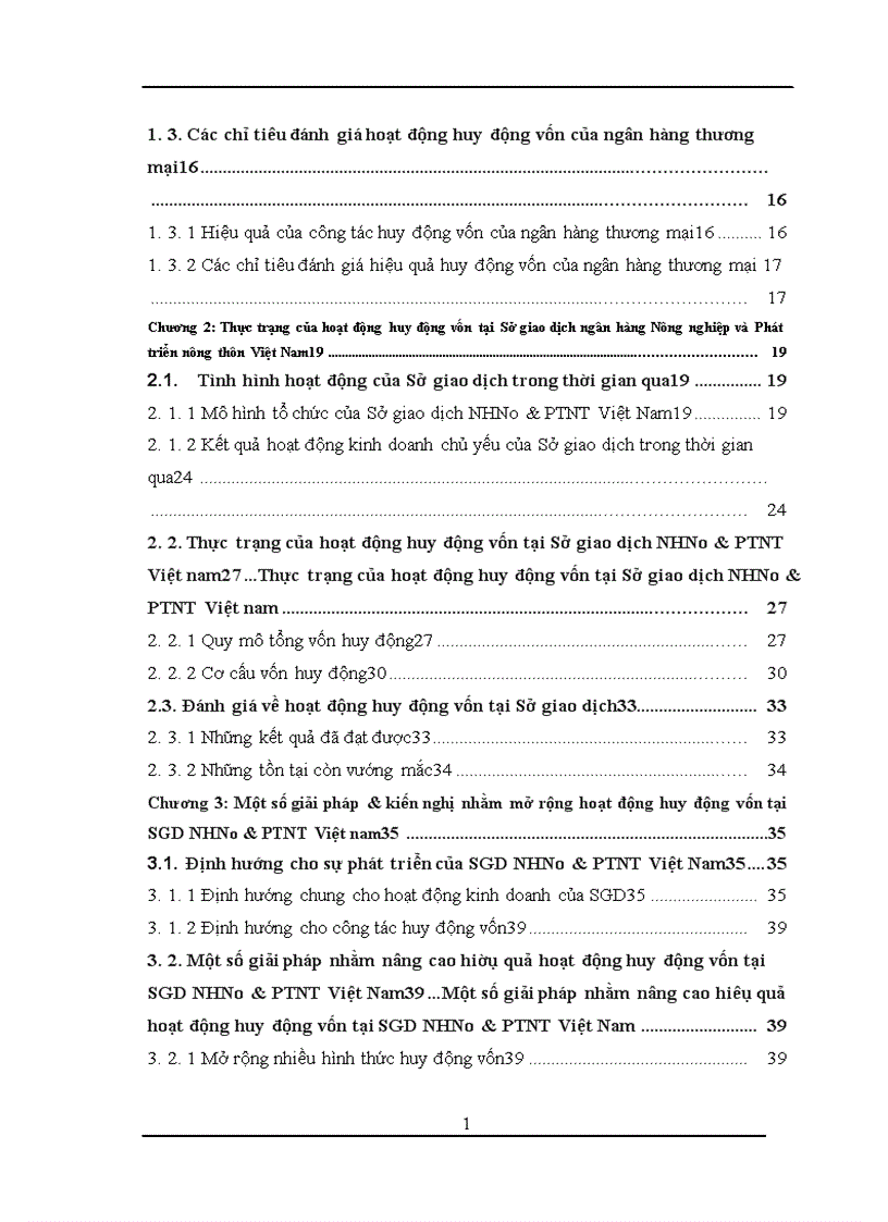 image for page Giải pháp nâng cao hoạt động huy động vốn tại Sở giao dịch Ngân hàng Nông nghiệp và phát triển Nông thôn Việt Nam 1