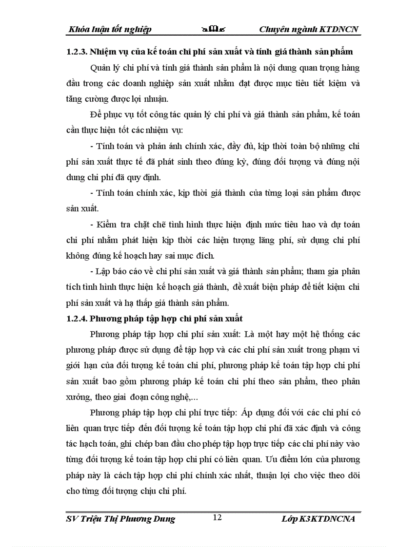 image for page Kế toán tập hợp chi phí sản xuất và tính giá thành sản phẩm tạị Xí nghiệp Vận tải Đường sắt Công ty cổ phần Gang thép thái Nguyên