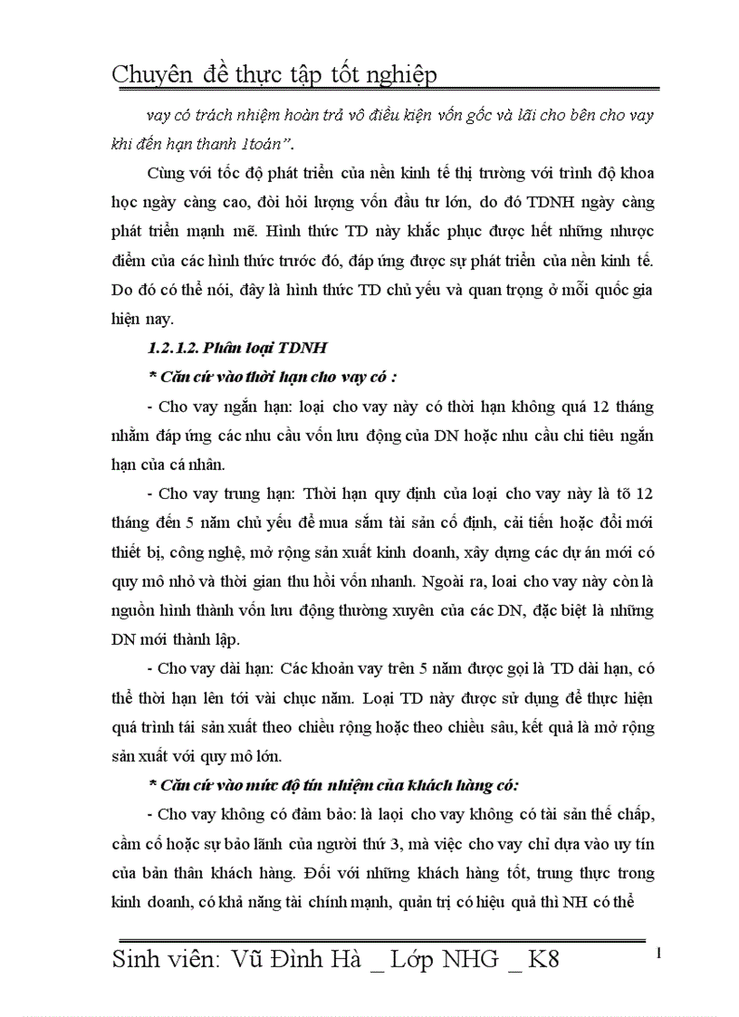 image for page Giải pháp nâng cao chất lượng tín dụng đối với Doanh nghiệp vừa và nhỏ tại Ngân hàng đầu tư và phát triển Việt Nam BIDV Chi nhánh Hà Tõy 1