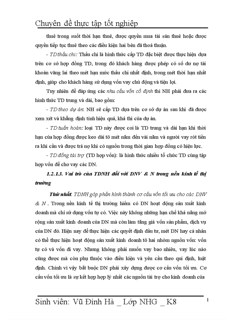 image for page Giải pháp nâng cao chất lượng tín dụng đối với Doanh nghiệp vừa và nhỏ tại Ngân hàng đầu tư và phát triển Việt Nam BIDV Chi nhánh Hà Tõy 1