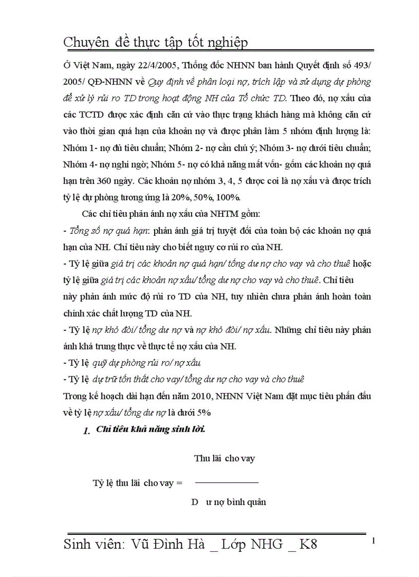 image for page Giải pháp nâng cao chất lượng tín dụng đối với Doanh nghiệp vừa và nhỏ tại Ngân hàng đầu tư và phát triển Việt Nam BIDV Chi nhánh Hà Tõy 1