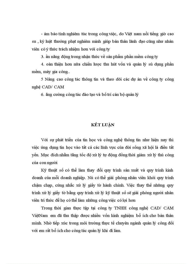 image for page Báo cáo thực tập tại Công ty TNHH công nghệ CAD CAM Việt Nam