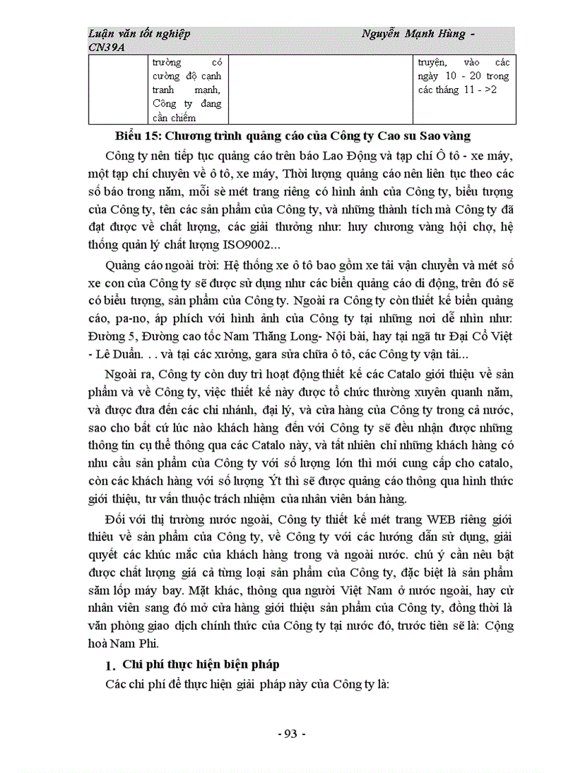 image for page Hoàn thiện các chính sách hỗ trợ tiêu thụ sản phẩm của Công ty Cao su Sao vàng 1