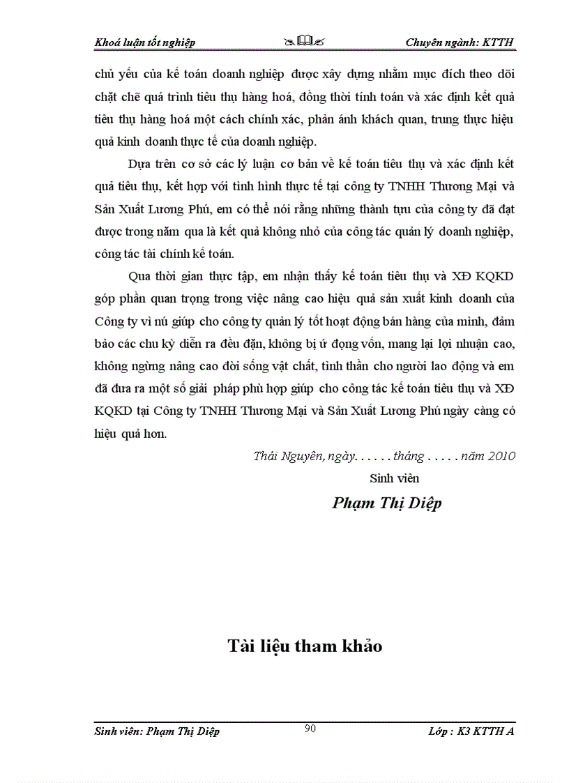 image for page Kế toán tiêu thụ hàng hóa và xác định kết quả tiêu thụ tại công ty TNHH Thương Mại Và Sản Xuất Lương Phú 1