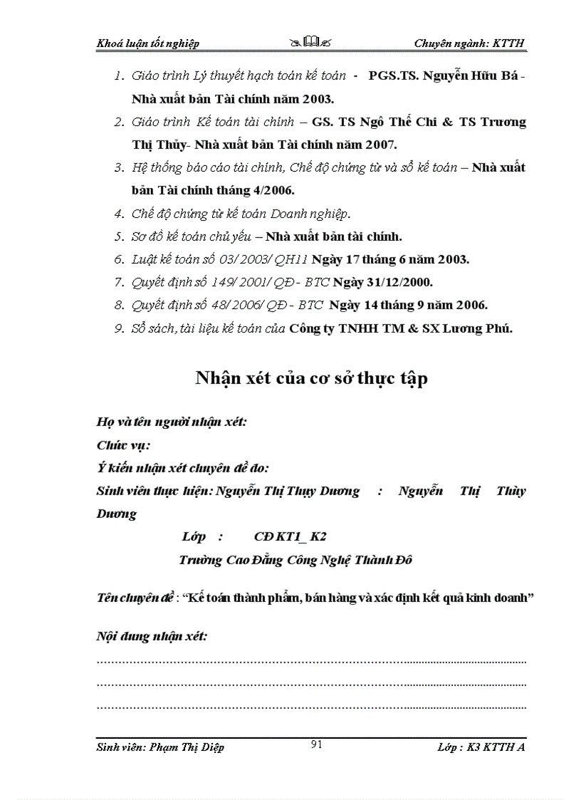 image for page Kế toán tiêu thụ hàng hóa và xác định kết quả tiêu thụ tại công ty TNHH Thương Mại Và Sản Xuất Lương Phú 1