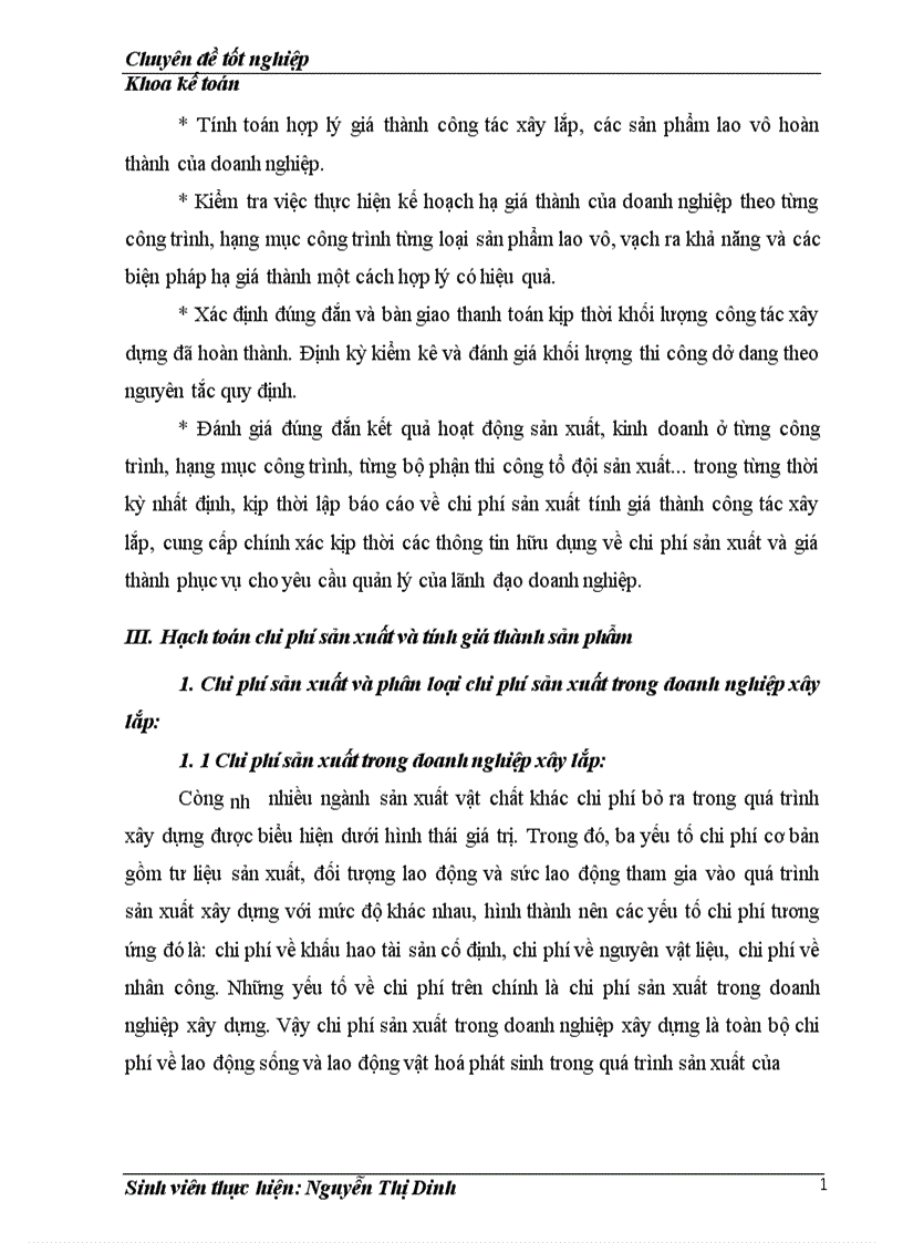 image for page Hạch toán chi phí sản xuất và tính giá thành sản phẩm tại Công ty TNHH xây dựng Khánh Sơn 1