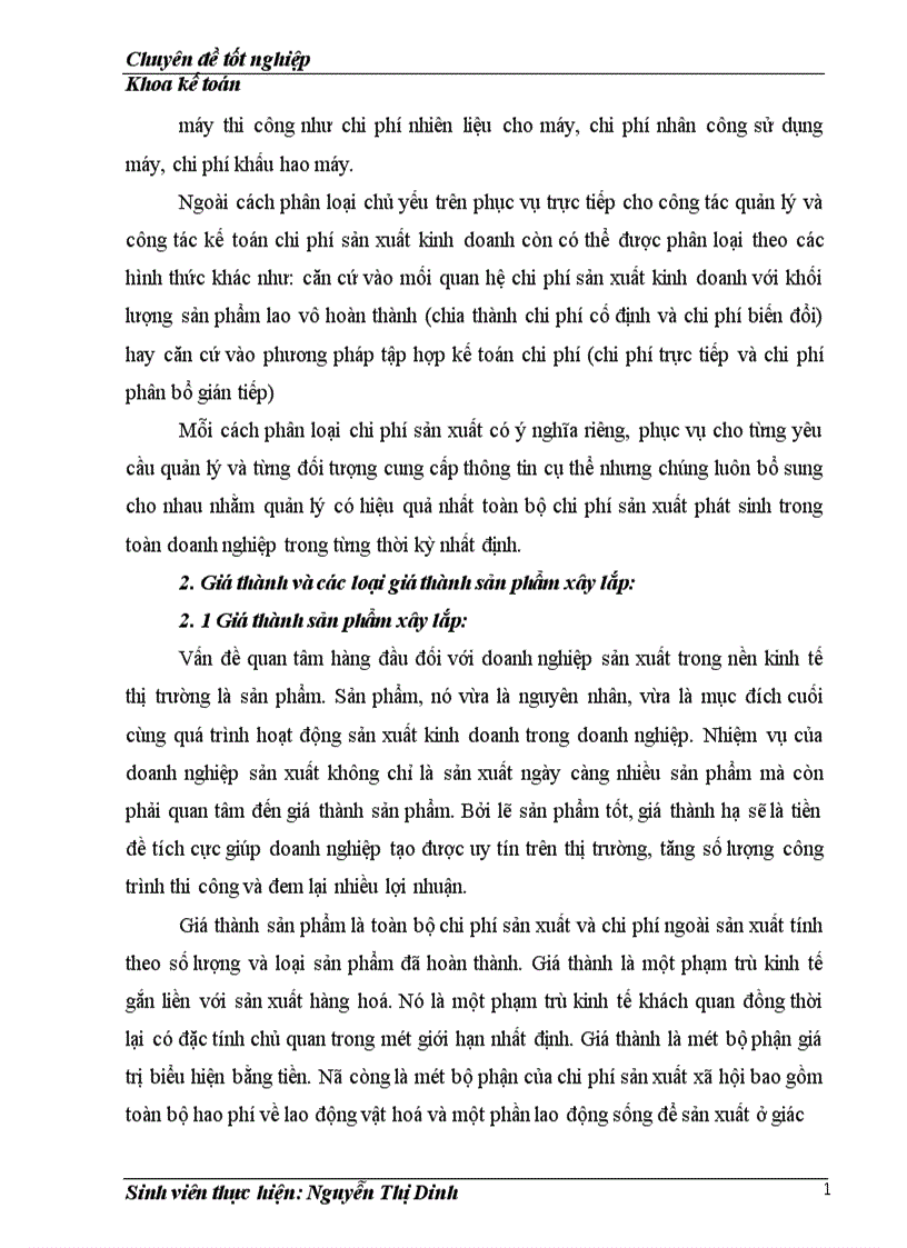 image for page Hạch toán chi phí sản xuất và tính giá thành sản phẩm tại Công ty TNHH xây dựng Khánh Sơn 1