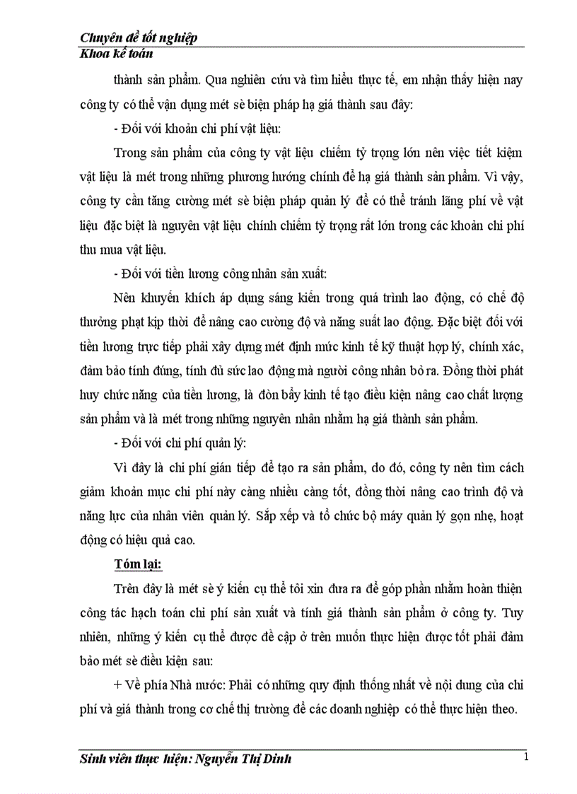 image for page Hạch toán chi phí sản xuất và tính giá thành sản phẩm tại Công ty TNHH xây dựng Khánh Sơn 1