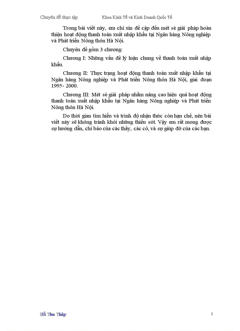 image for page Một số giải pháp hoàn thiện hoạt động thanh toán xuất nhập khẩu tại Ngân hàng Nông nghiệp và Phát triển Nông thôn Hà Nội