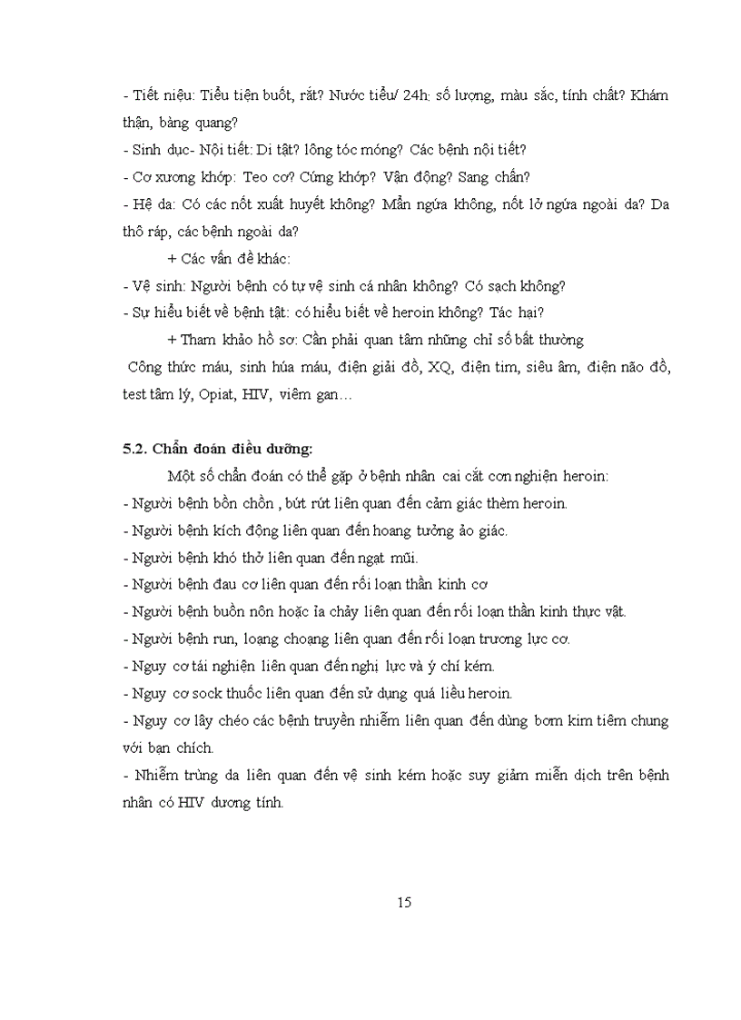 image for page Chăm sóc người bệnh cai cắt cơn nghiện heroin