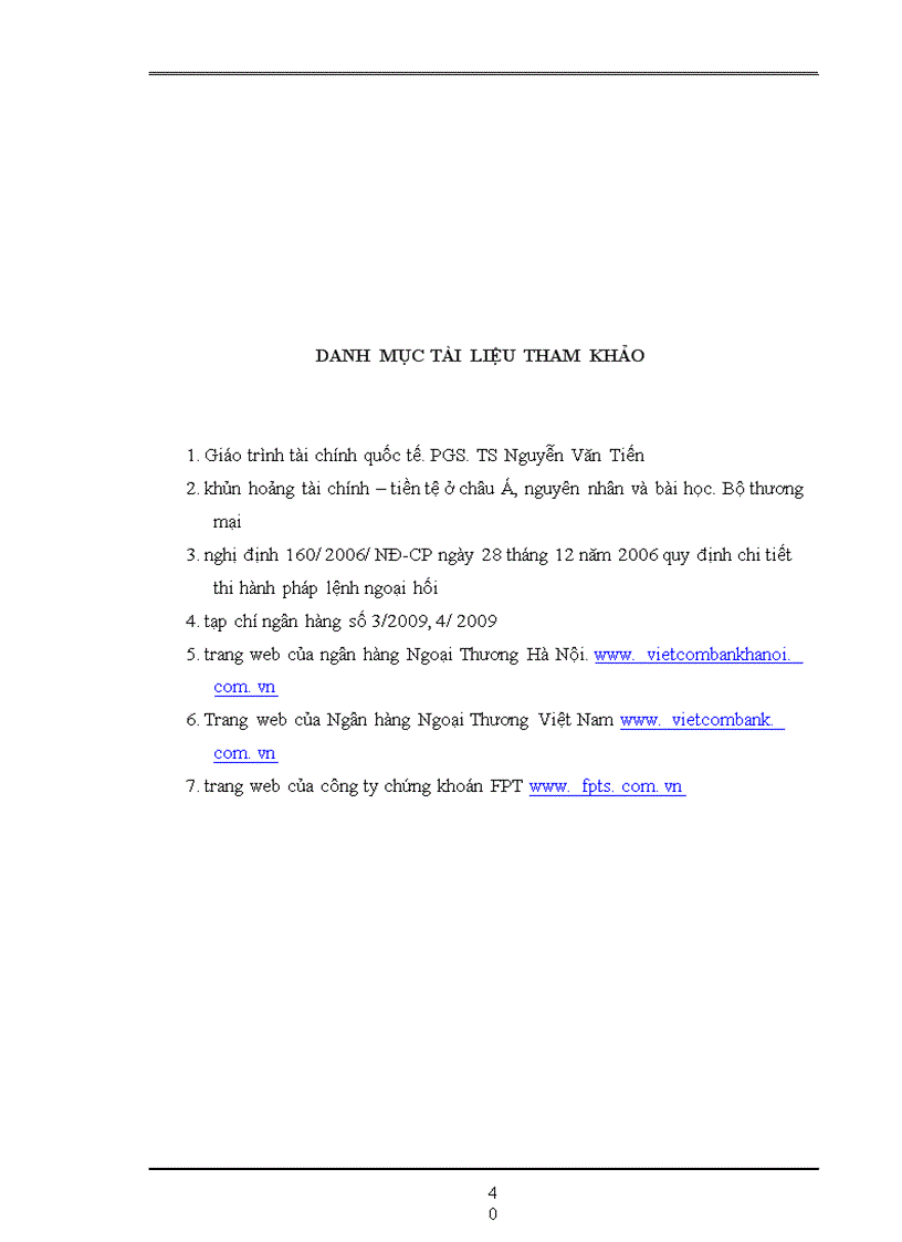 image for page Cân đối ngoại tệ của ngân hàng Ngoại Thương Hà Nội trong kinh doanh ngoại hối sau khủng hoảng kinh tế và biến động tỷ giá