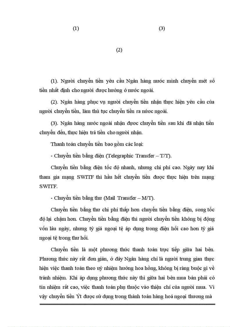 image for page Giải pháp phát triển hoạt động thanh toán quốc tế tại Chi nhánh Ngân hàng công thương Hoàn Kiếm 1