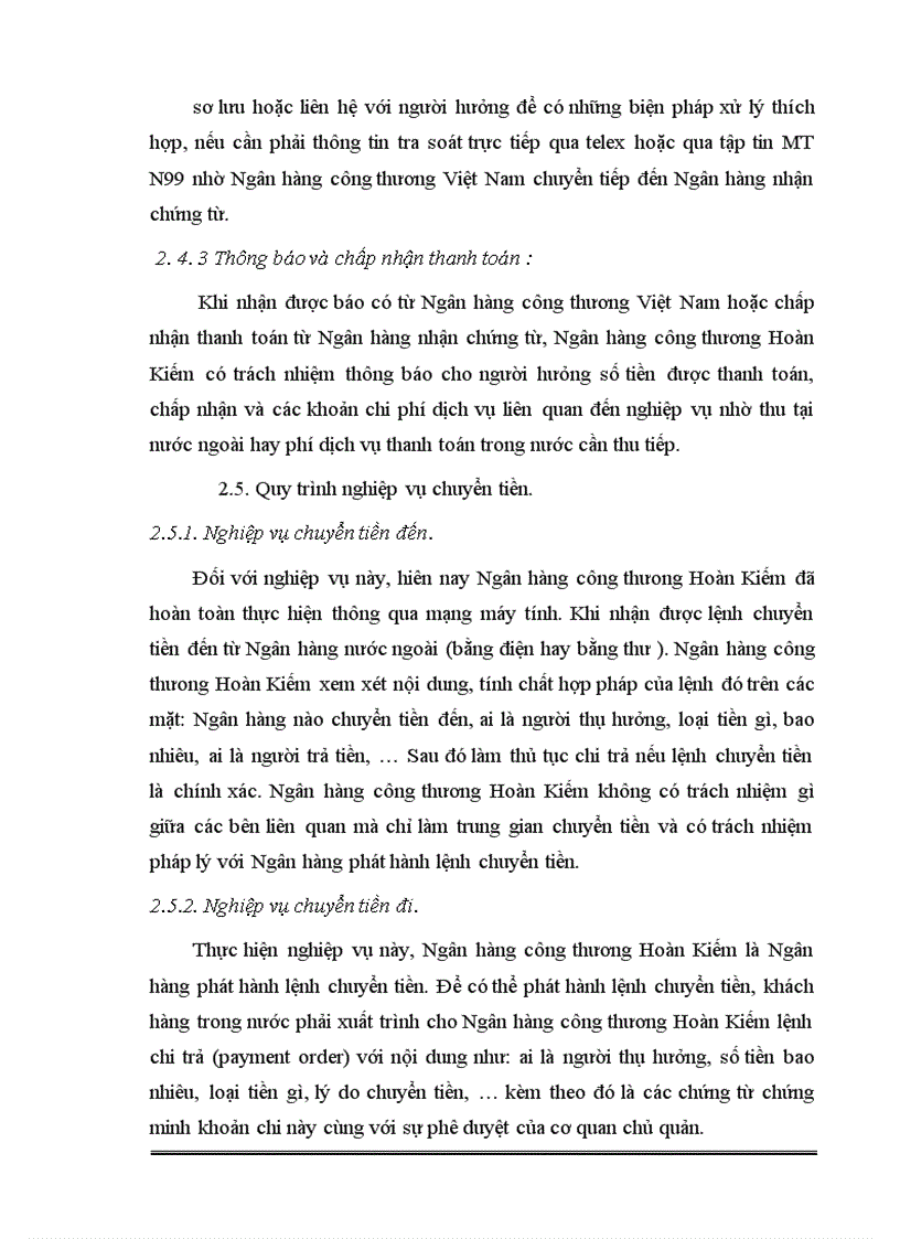 image for page Giải pháp phát triển hoạt động thanh toán quốc tế tại Chi nhánh Ngân hàng công thương Hoàn Kiếm 1
