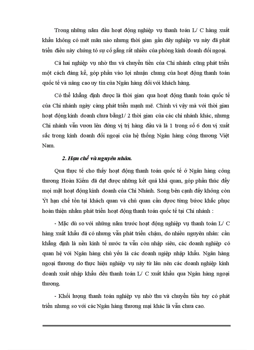 image for page Giải pháp phát triển hoạt động thanh toán quốc tế tại Chi nhánh Ngân hàng công thương Hoàn Kiếm 1