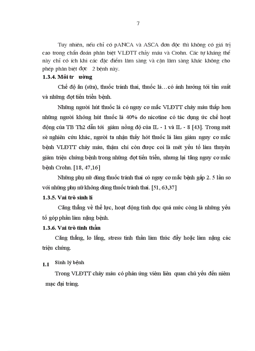 image for page Nghiên cứu đặc điểm lâm sàng và cận lâm sàng bệnh viêm loét đại trực tràng chảy máu