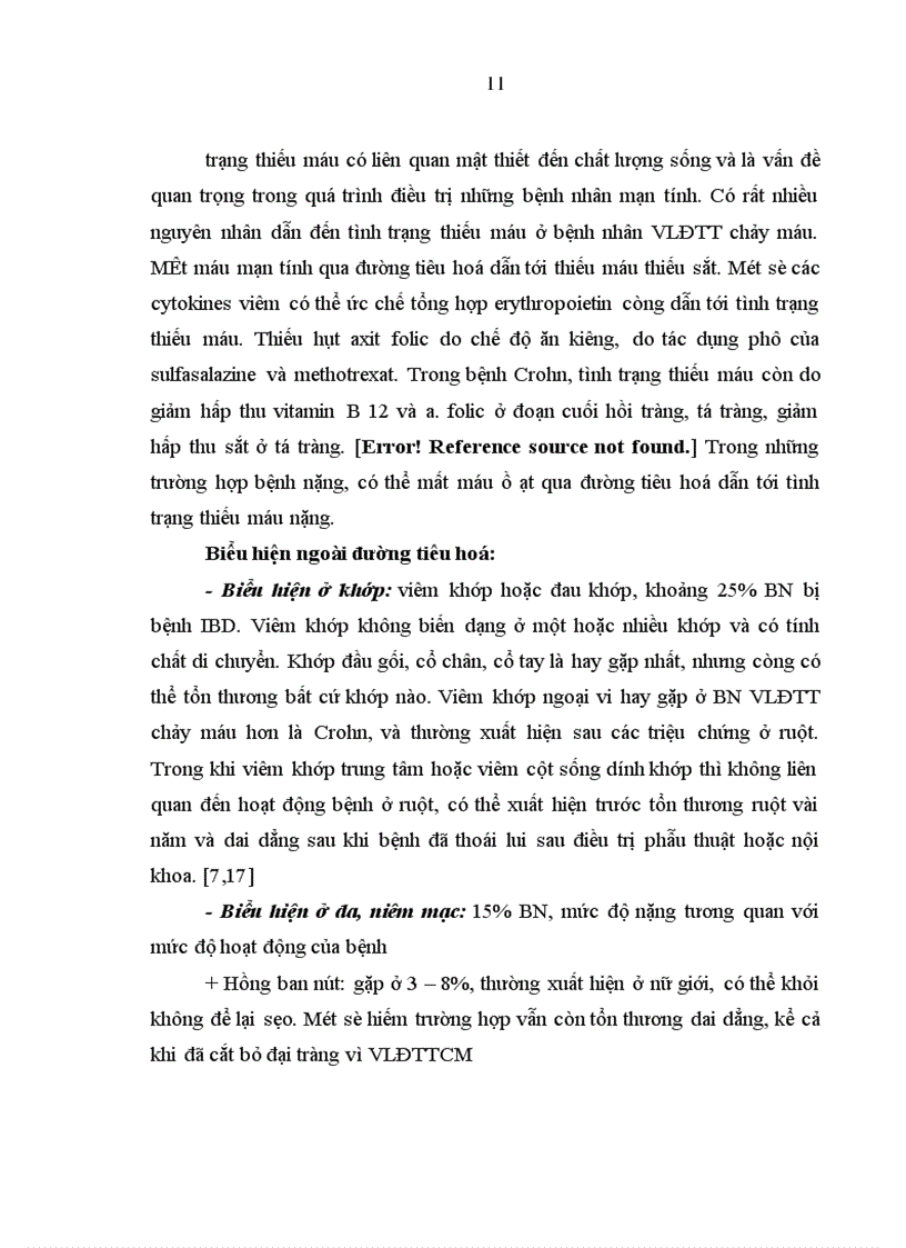 image for page Nghiên cứu đặc điểm lâm sàng và cận lâm sàng bệnh viêm loét đại trực tràng chảy máu