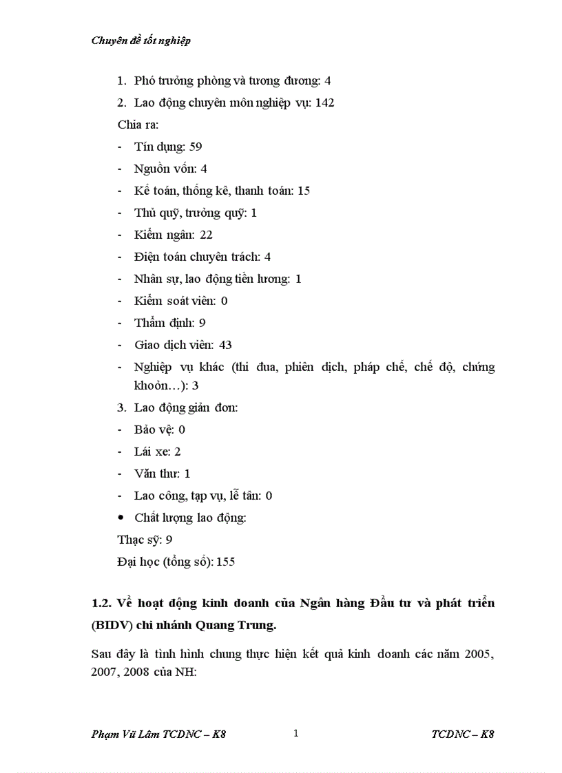 image for page Giải pháp nâng cao hiệu quả sử dụng vốn tại Ngân hàng Đầu tư và phát triển BIDV chi nhánh Quang Trung 1