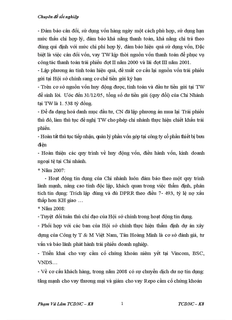 image for page Giải pháp nâng cao hiệu quả sử dụng vốn tại Ngân hàng Đầu tư và phát triển BIDV chi nhánh Quang Trung 1