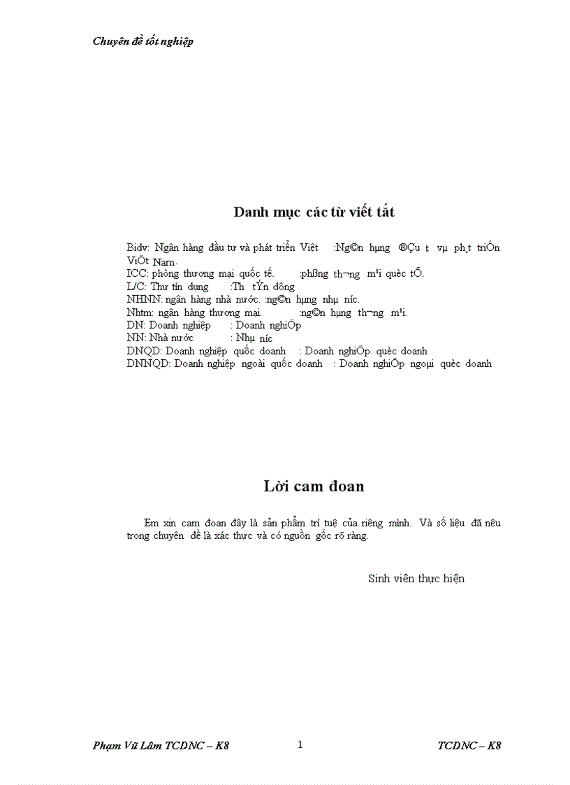 image for page Giải pháp nâng cao hiệu quả sử dụng vốn tại Ngân hàng Đầu tư và phát triển BIDV chi nhánh Quang Trung 1