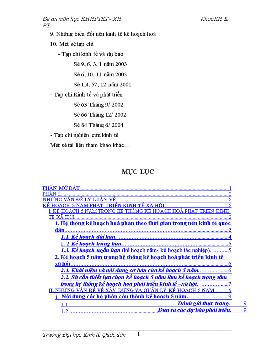 image for page Một số vấn đề về đổi mới kế hoạch 5 năm phát triển kinh tế xã hội ở Việt Nam 1