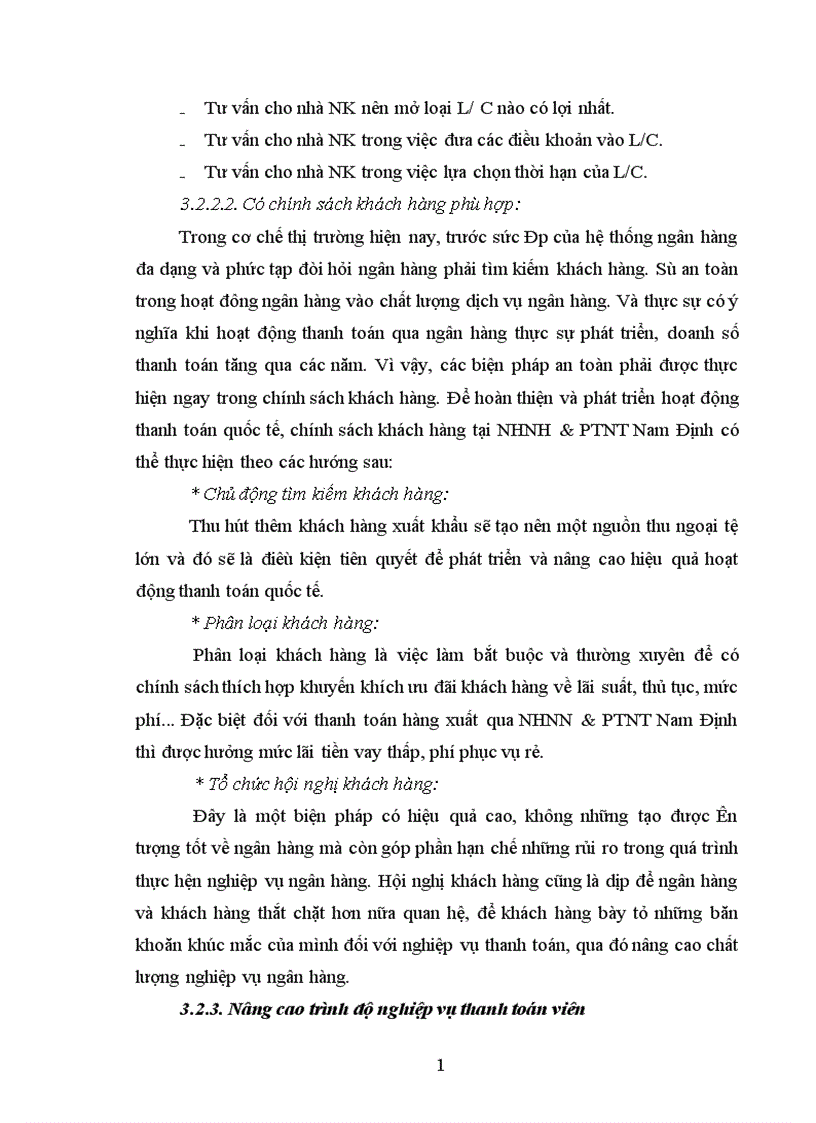 image for page Giải pháp hoàn thiện hoạt động chất lượng thanh toán quốc tế tại NHNN PTNT chi nhánh tỉnh Nam Định 1