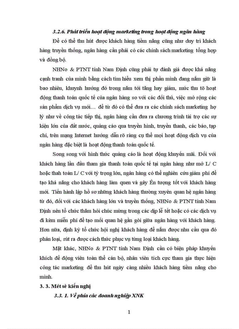 image for page Giải pháp hoàn thiện hoạt động chất lượng thanh toán quốc tế tại NHNN PTNT chi nhánh tỉnh Nam Định 1