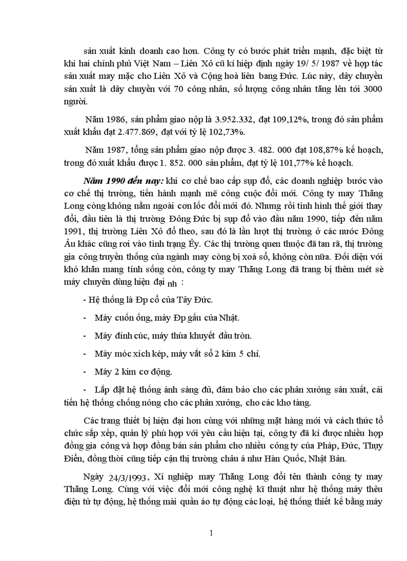 image for page Biện pháp nhằm đẩy mạnh tiêu thụ sản phẩm trên thị trường nội địa của công ty May Thăng Long 1