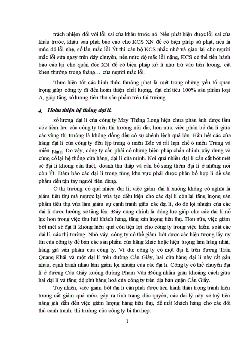 image for page Biện pháp nhằm đẩy mạnh tiêu thụ sản phẩm trên thị trường nội địa của công ty May Thăng Long 1